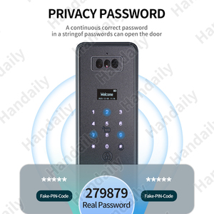 ハンデイリー新型掌静脈認証ビデオ通話スマートロック（カメラ、顔認証、指紋、カード、Tuya対応） - Product Image 5