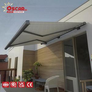 Bras d'<span class=keywords><strong>auvent</strong></span> rétractable pliable avec protection solaire LED, utilisation extérieure moderne <span class=keywords><strong>sur</strong></span> les patios, les balcons, les jardins, <span class=keywords><strong>auvent</strong></span> à cassette intégrale - Product Image 1