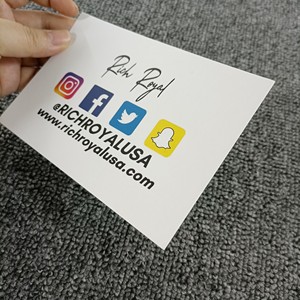 Biglietti <span class=keywords><strong>di</strong></span> ringraziamento 4x6 pollici 300gsm/400gsm, biglietti regalo promozionali per piccole imprese - Product Image 3