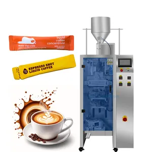 Automatic Irregular Sachet Liquid Coffee Packaging Machine Espresso Liquid Easy To Tear Sachet Packing Machine