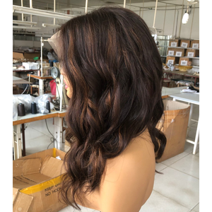 Parrucca Lace Front con Capelli Umani Ondulati Classici Castano Scuro, Attaccatura Naturale, Capelli Grezzi Premium per Occasioni Speciali - Product Image 4