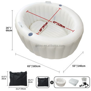 Baignoire de naissance gonflable pour bébé en PVC EN71, ensemble de <span class=keywords><strong>piscine</strong></span> de naissance à domicile pour les mamans avec doublure, pompe électrique, sac de rangement - Product Image 5