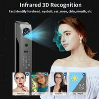 Cerradura Digital Automática con Cámara, Reconocimiento Facial 3D, Huella Dactilar Biométrica, WiFi Tuya, TTlock, Cerradura Inteligente para Puerta, Superventas