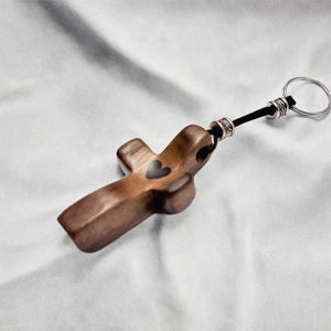 Hot Stress Relief Wooden Cross <b>Keychain</b> New Year Christian Prayer Gift UV Printing Durable - Product Image 2