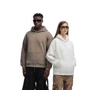 เสื้อฮู้ดผู้ชายไซส์ใหญ่ ผ้าฝ้าย 100% น้ำหนัก 400 กรัม เป็นมิตรกับสิ่งแวดล้อม เนื้อผ้านุ่มพิเศษ ทรงหลวม สไตล์ลำลอง สำหรับฤดูใบไม้ร่วง ปักลาย 3 มิติ รับสั่งทำ - Product Image 4