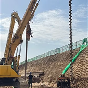 Foreuse à tarière rotative personnalisée pour excavatrice, idéale pour la construction - Product Image 1