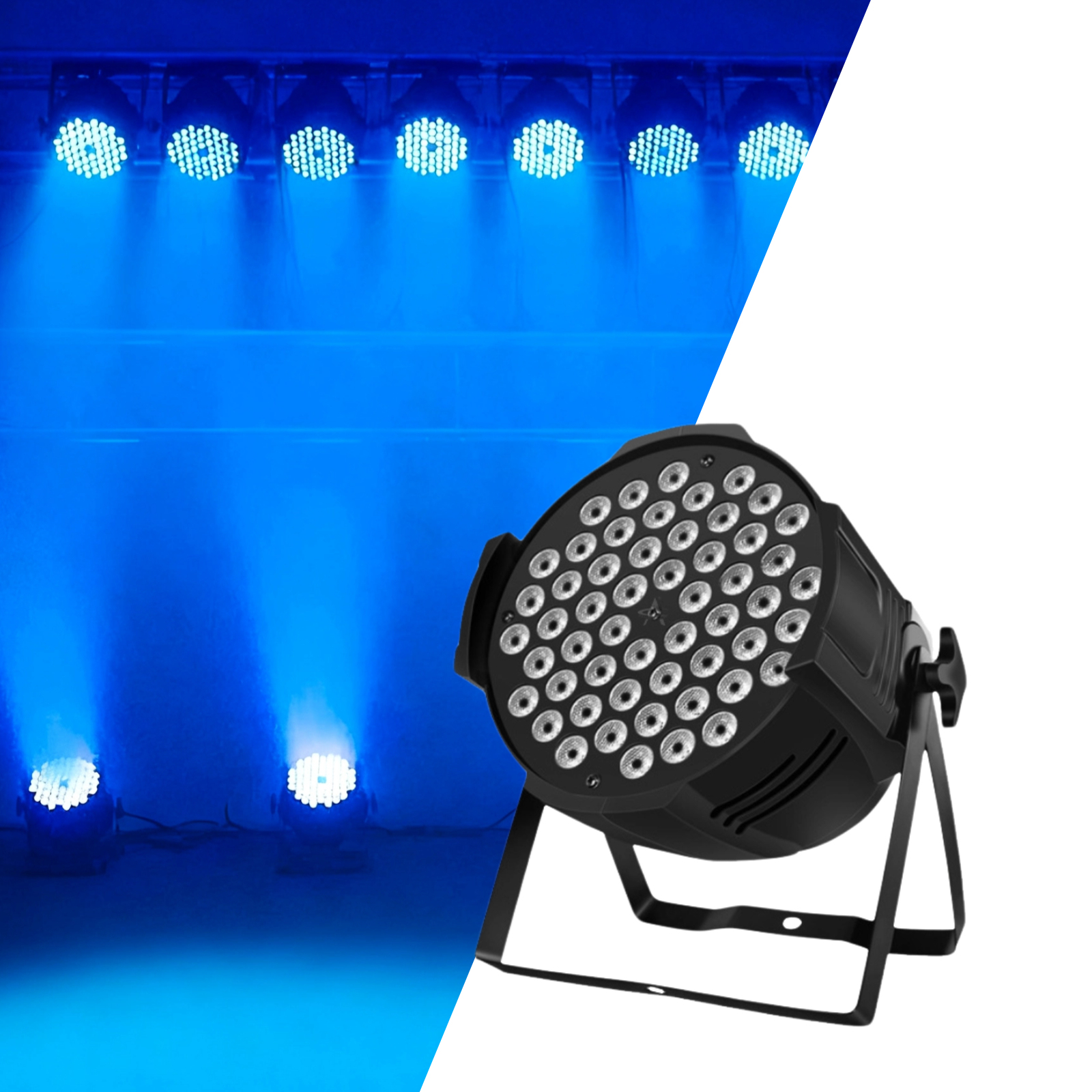 L54B Hot Sale 54x3W RGBW LED Par Can Lights DMX512 Professional Indoor Wash Light for Stage DJ Wedding Church Party