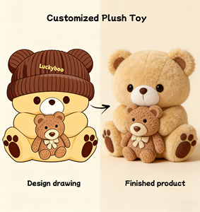 Llavero de Peluche Personalizado de Fábrica Luckykoo, Serie Completa de Llaveros de Peluche Pequeños, Llavero de Peluche Más Vendido - Product Image 2