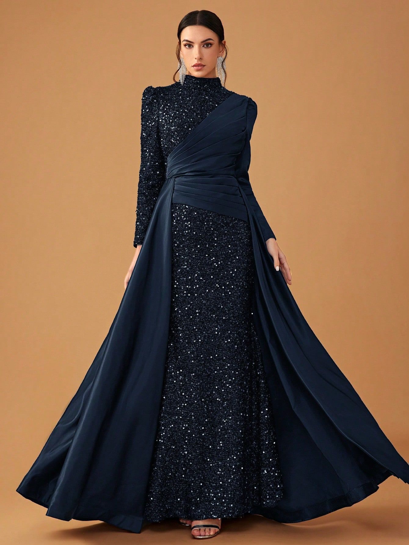Women's Formal Heavy Duty Evening Gowns Dresses Premium Elegant Long Dress  Fashion Sequin Evening Dress| Alibaba.com