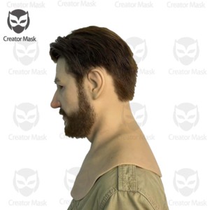 Masque en silicone réaliste 3D fait main de haute qualité pour homme, accessoires de fête et de mascarade, réutilisable, respirant, écologique, pour <span class=keywords><strong>acteur</strong></span> et film - Product Image 3