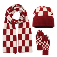 Nuevos Conjuntos de Gorros, Guantes y Bufandas de Invierno Cálidos 2026, Tejidos Suaves, Térmicos, Jacquard, para Actividades al Aire Libre, para Adultos, Largos, Lisos y Teñidos
