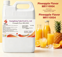 Arôme liquide soluble dans l'eau à l'ananas, qualité alimentaire, essence sucrée pour la production de boissons