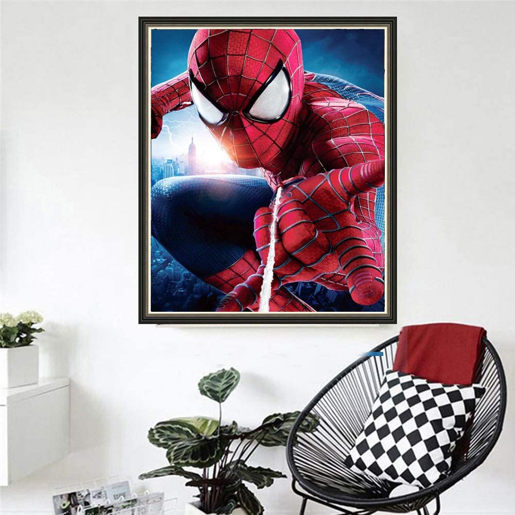 【新品】Spider-Man(スパイダーマン)アートパネル クリスタルアート アートパネル スパイダーマン クリスタルアート キラキラ 水晶絵
