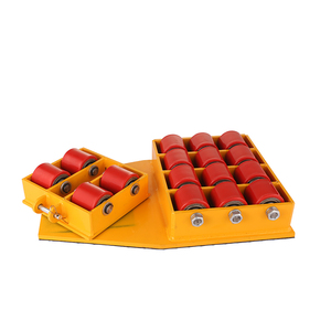 Mesin Skate 6 Ton berat troli penggerak Roller dengan struktur Platform mesin <span class=keywords><strong>Dolly</strong></span> troli tangan <span class=keywords><strong>Dolly</strong></span> - Product Image 2