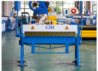 Nouvelle plieuse manuelle efficace de cintreuse de tôle galvanisée de fer pour la fabrication de conduit facile à utiliser