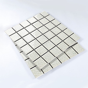 3D 30X30Mm <span class=keywords><strong>Slate</strong></span> Strip Khảm Đá Cẩm Thạch Bức Tranh Tường Nhập Khẩu Gạch Khảm Ma-rốc Palm Nhựa DIY 30X30CM Phòng Tắm - Product Image 1