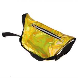 Bas Sport PVC Sac de taille étanche Holographique Brillant Fanny Pack Sac pour téléphone portable - Product Image 5