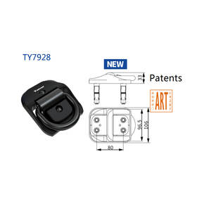 قفل دراجة نارية وسكوتر جديد من تونيون مضاد للسرقة عالي الأمان بـ4 نجوم مع مرساة أرضية - Product Image 2