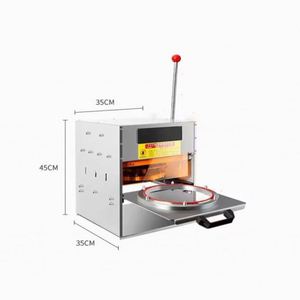 Aluminium <b>Foil</b> Box Sealing Machine Fast Food Takeaway Packaging Box Yogurt Cup Lid Tray Induction Packaging Machine - Product Image 6