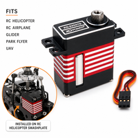Servomoteur d'hélicoptère XQ-POWER XQ-S2007D 7KG Micro Servo Numérique Sans Noyau Boîtier en Aluminium Étanche HV Pièces d'hélicoptère RC OEM
