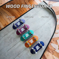 Mini fingerboard en bois d'érable avec trucks métalliques, jeu de table, finger skateboard