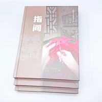 Papel offset personalizado de edición limitada de tapa dura para impresión de libros con borde rociado pintado
