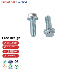 Vis et écrous hexagonaux à bride SHKH M6-M16 en acier de grade 10.9 avec revêtement Dacromet DIN 6921 120MM – Outils et produits de quincaillerie - Product Image 1