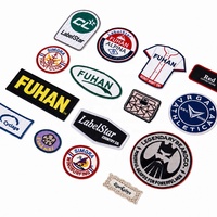 Écusson brodé personnalisé écologique à coudre, avec logo sur mesure, pour vêtements et chapeaux