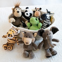 Grosir Pabrik Gantungan Kunci Boneka Mini Plush 15cm Lucu Aneka Hewan Kebun Binatang OEM Custom