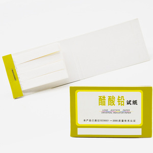 Lead acetate test paper, 80 <b>sheets</b>/book, chemical experiment consumables, laboratory supplies store, teaching instruments. - Product Image 3