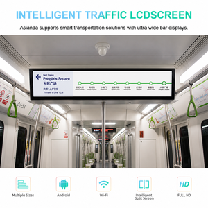 <b>Wall</b> Mounted Super Market Stretched Bar Ultra Wide Advertising LCD <b>Display</b> Screen Monitor WiFi Android OS for Elevator CD231F3Z- - Product Image 4