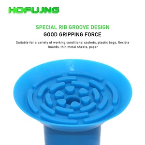 Hofujng Vacuum Sucker Blue Fluororubber Open Bag F-26/33-J10/20/30/40/50-B5-A10 Manipulator Flat Mold Pattern Vacuum Suction <b>Cup</b> - Product Image 3