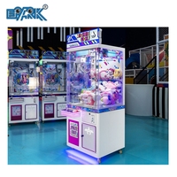 Machine à jeux électrique, jouet en peluche, grue rose, jeux à griffes