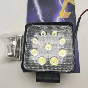 9 Beads <b>LED</b> <b>Light</b> Square Type High-Power <b>Light</b> 12-80V <b>Working</b> Lamp for Excavator Parts - Product Image 1