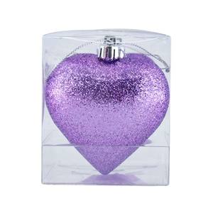 Настраиваемые розовые блестящие пластиковые коробки в форме сердца Прочные прозрачные упаковочные украшения для дня Святого Валентина подвесные украшения - Product Image 3