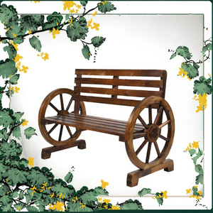Banco de Exterior Moderno de Madera Maciza con Estructura de Madera de Haya Acabado Carbón para 2 Personas - Ideal para Centros Comerciales y Patios - Product Image 3