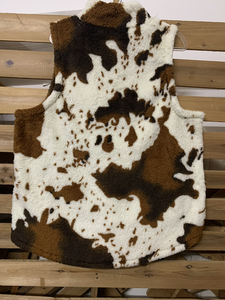 Chaleco de Moda de Invierno para Mujer de Alta Calidad con Estampado de Vaca, <span class=keywords><strong>Sin</strong></span> Mangas, Casual, de Felpa, con Cremallera, para Otoño - Product Image 6