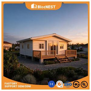 Casa Container Espandibile Pieghevole Standard UE/USA, Casa Prefabbricata su Ruote, Piccola Casa Prefabbricata Anticorrosione con Terrazza - Product Image 1