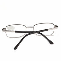 Lunettes Correctrices Unisexe à Monture Métallique Anti-Lumière Bleue, Verres Transparents Carrés, pour Presbytie et Myopie – Vente en Gros