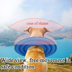Köpekler ve kediler için ameliyat sonrası koni için yumuşak koruyucu şişme Pet kurtarma yaka köpek koni yaka - Product Image 6