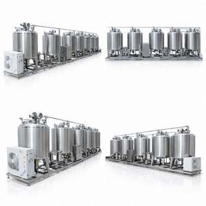 เครื่องผลิตโยเกิร์ตอุตสาหกรรม สายการผลิตไอศกรีมแบบแบทช์ ขนาด 1000 ลิตร พร้อมเครื่องพาสเจอร์ไรส์นม - Product Image 6