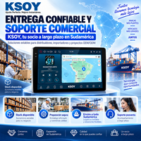 Lecteur DVD de voiture KSOY universel 9 pouces 10.1 pouces Android 16 3 + 32G 4G LTE WiFi 6 DSP USB 8 Core 2 Din GPS écran tactile autoradio