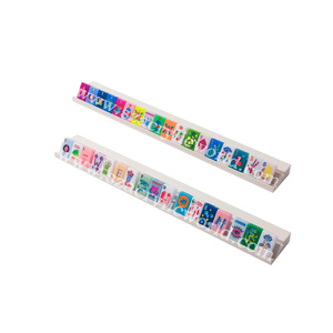 Jeu de Mahjong américain, support de Mahjong avec poussoir magnétique, support de jeu de Mahjong en acrylique, ensemble d'organisateur de tuiles de Mahjong magnétique - Product Image 3