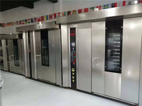 Horno rotatorio de alta resistencia para panadería con energía eléctrica/Gas/diésel, máquina para hacer pan de alta temperatura, horno rotatorio para Pizza