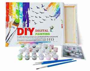 Kit de Pintura al Óleo Digital por Números, Estilo Van Gogh, Girasoles, Lienzo, Arte, Decoración del Hogar, Alivio del Estrés, Regalo - Product Image 5