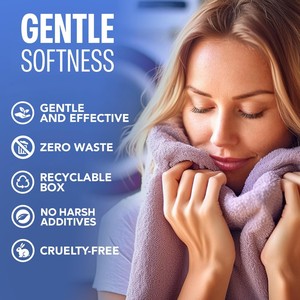 Foglietti <span class=keywords><strong>per</strong></span> <span class=keywords><strong>Asciugatrice</strong></span> OEM Naturali ed Ecologici, Profumo Duraturo, Pulizia Profonda, Ammorbidente Senza Plastica - Product Image 6