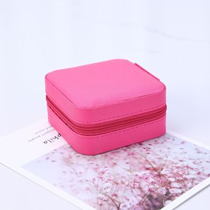 Luxury Custom logo Mini ABS Material Cross Pattern <strong>Jewelry</strong> <strong>Box</strong> Ring Earring Necklace Storage <strong>Box</strong> Travel <strong>Jewelry</strong> Storage <strong>Box</strong> - Product Image 4