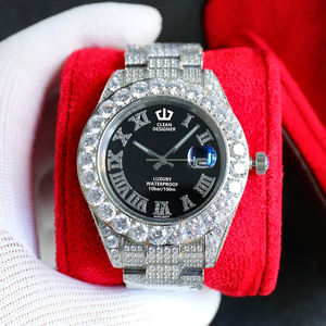 Reloj Iced Out Moissanite para Hombre | Diseño de lujo, probador de diamantes Pass, movimiento automático, cristal de zafiro - Product Image 2