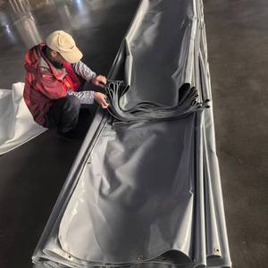 <span class=keywords><strong>Bâche</strong></span> en PVC éco-responsable enduite, imperméable, résistante aux déchirures et ignifuge pour tentes de camping et événements, certifiée ISO - Product Image 2