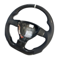 Volant de direction en cuir et fibre de carbone véritable personnalisé pour VW Volkswagen Golf 5 Jetta Mk5 GTI R32 EOS Passat B6 Bora